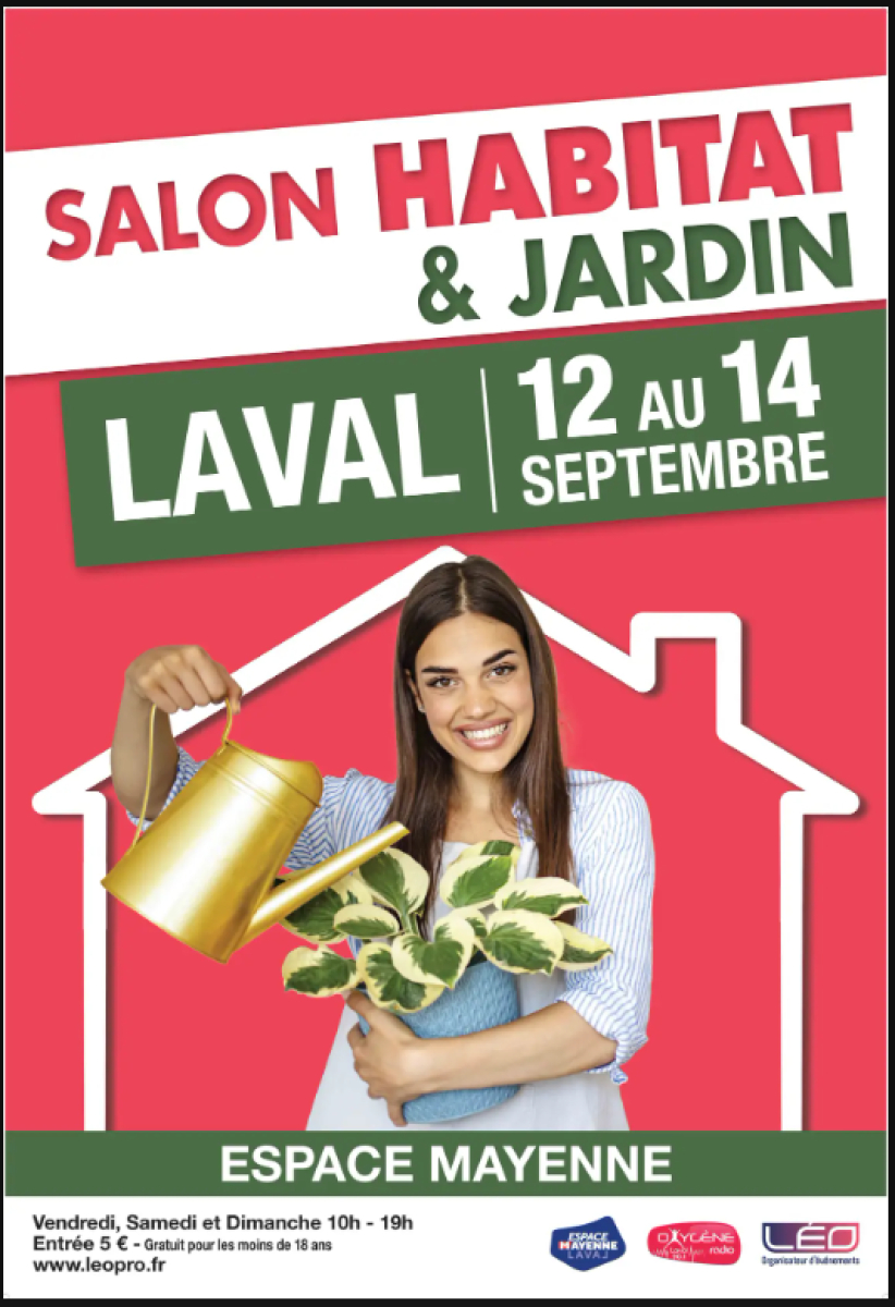 Rendez-vous au Salon Habitat et Jardin de Laval 2025 ! 