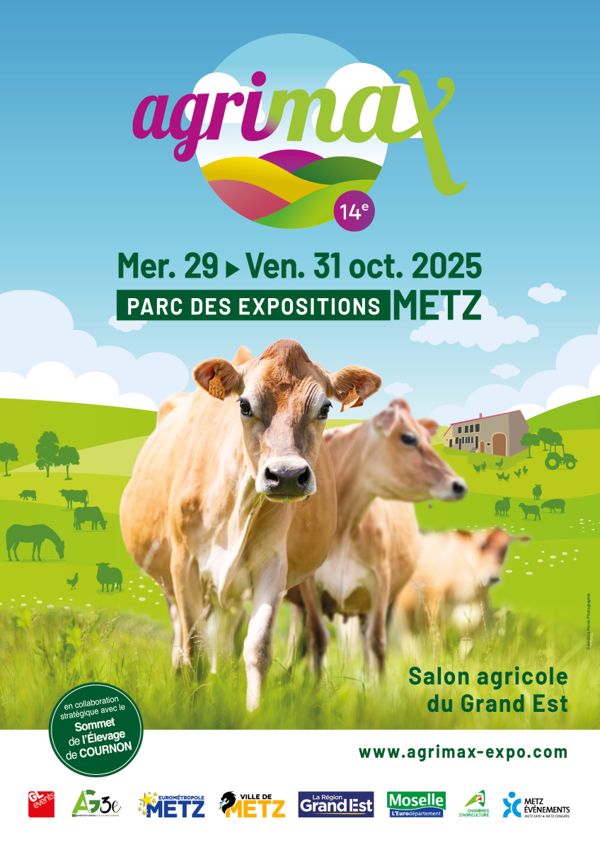 Venez nous rencontrer au salon Agrimax de Metz !