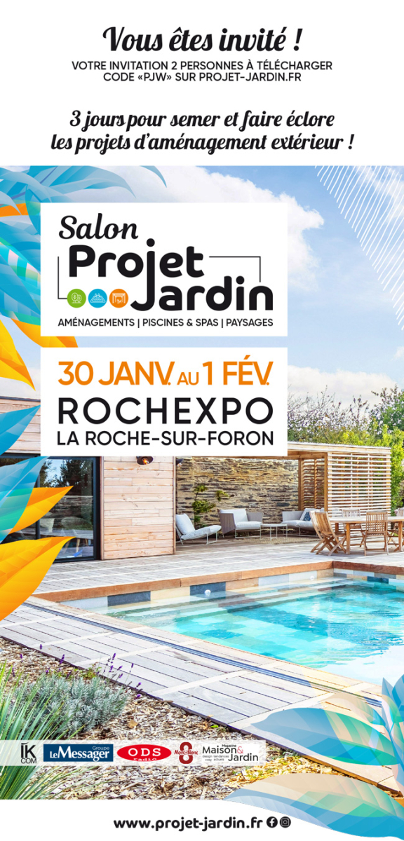 L'entreprise TARDY THIVENT vous invite au Salon Projet Jardin de La Roche-sur-Foron !