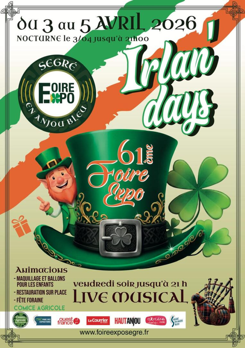 Retrouvez l'entreprise MOQUET COSS&Eacute; LE VIVIEN &agrave; la Foire de Segr&eacute; !