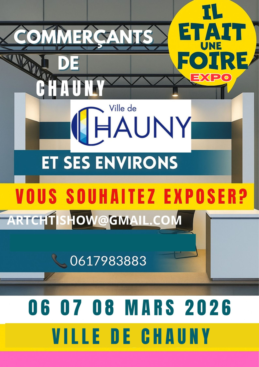 Rencontrez-nous &agrave; la Foire Expo de Chauny !