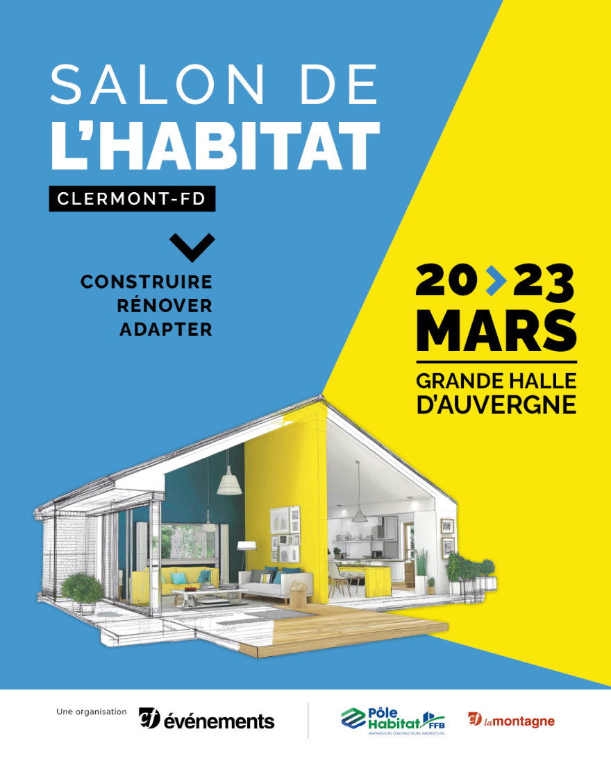 Participation au salon de l'Habitat de Clermont-Ferrand du 20 au 23 mars 2026