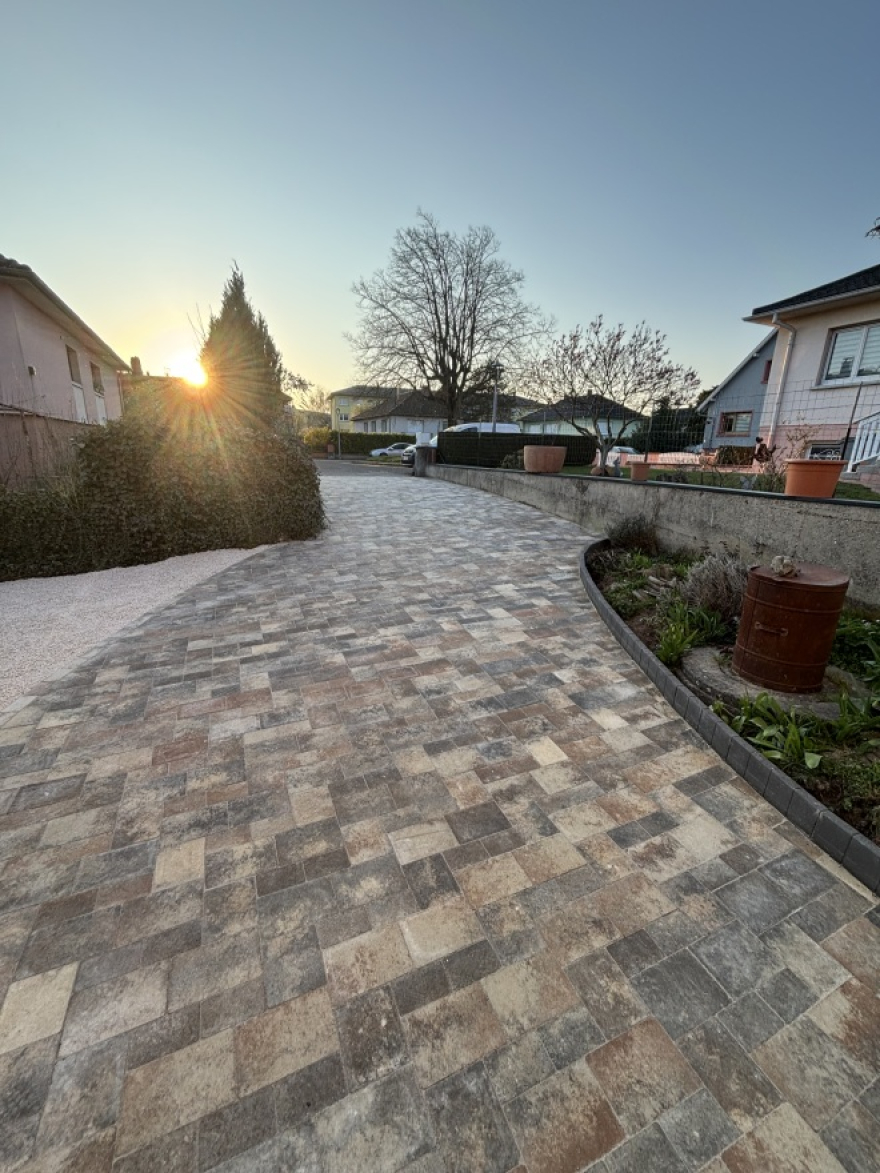 Chantier du mois - Pavage Antiquita Dune et Alv&eacute;ostar