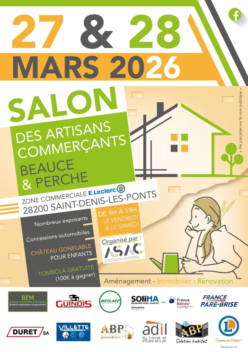 Venez nous rencontrer au salon des artisans et commer&ccedil;ants !