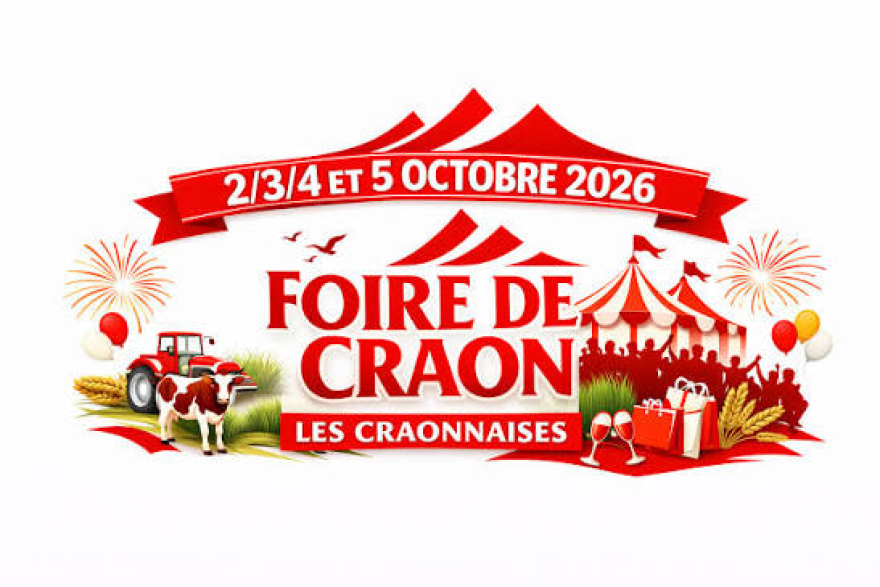 La Foire de Craon approche : nous y serons du 2 au 5 octobre !