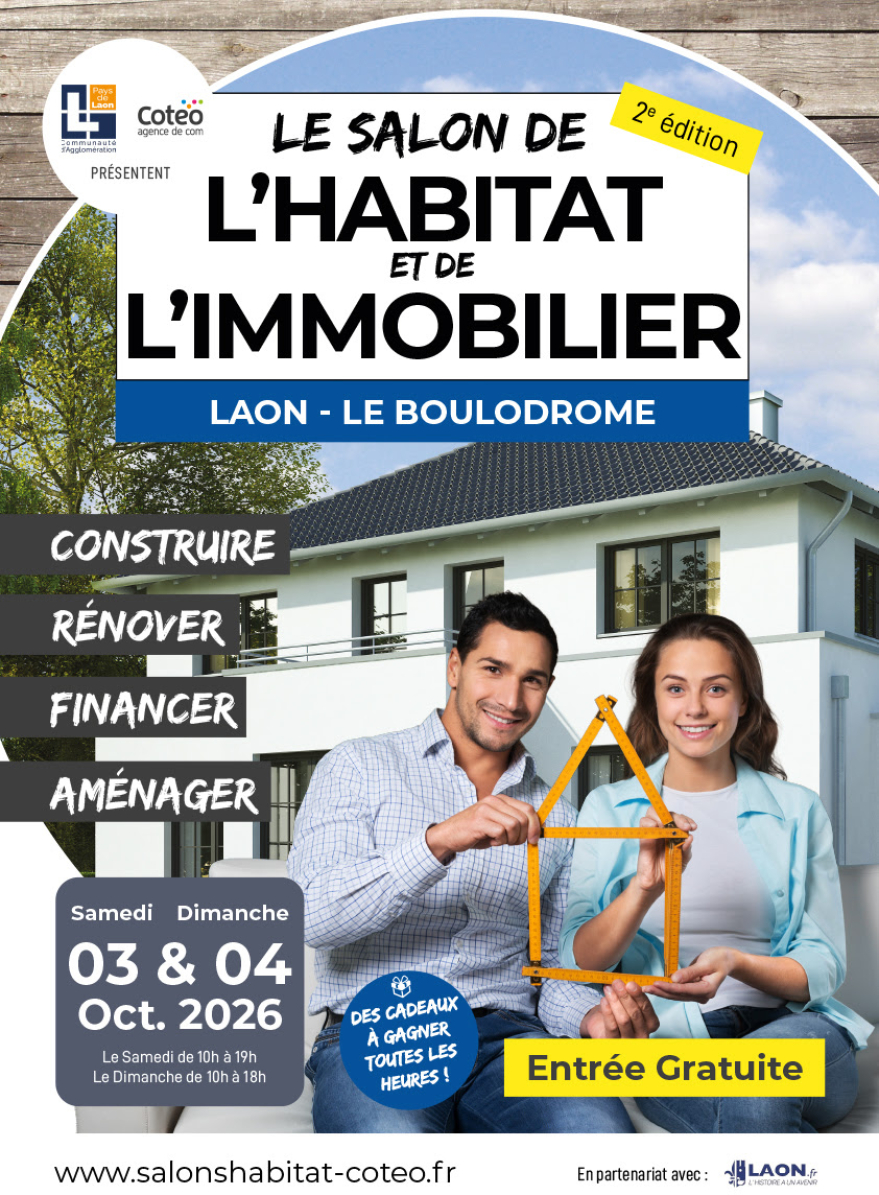 Retrouvez Daniel Moquet Urcel au Salon de l'Habitat et de l'Immobilier de Laon 2026