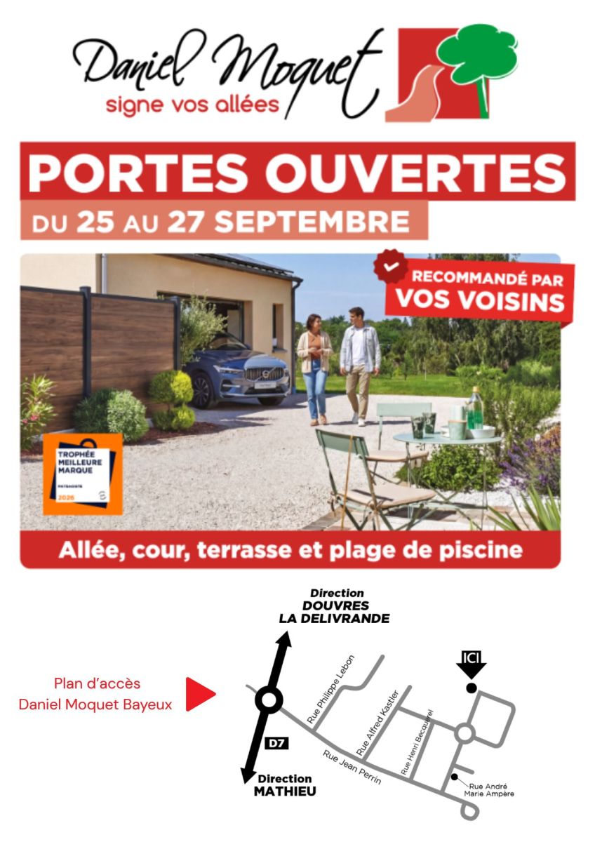 Portes Ouvertes Daniel Moquet Bayeux : venez nous rencontrer !