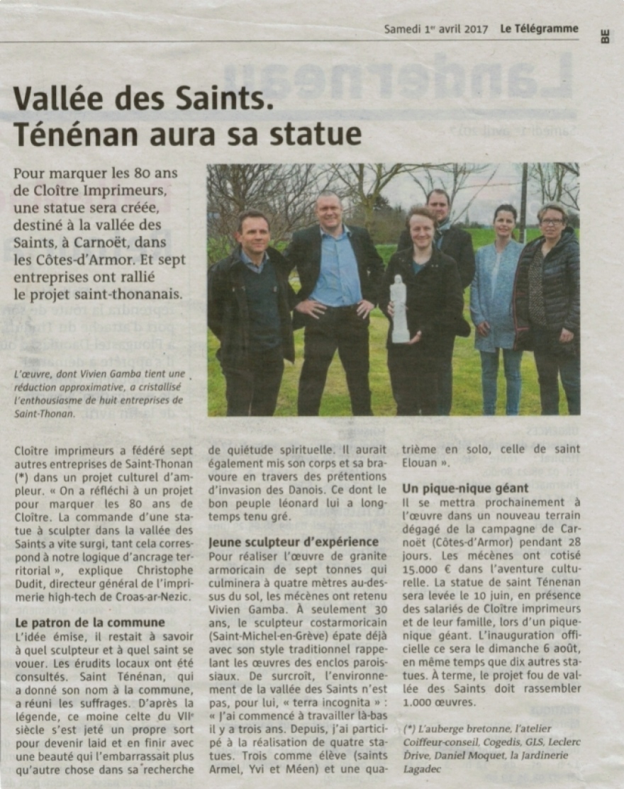 Article paru dans Le T&eacute;l&eacute;gramme