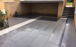 Terrasse en pavage dallage14366