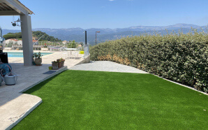 Acc�s mobilit� r�duite en Dm green� et pavage dallage16996