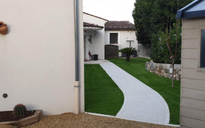 Chemin en Dm green� et Pav� la couture�17432