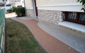 Entre de maison en Hydrostar et pavage dallage13291