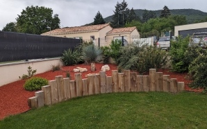 Alle de jardin en prparation du terrain19599