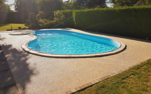 Plage de piscine en Hydrostar8533