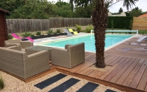 Terrasse en dallage multiformat, gr�s c�rame, pavage dallage et terrasse sur plots12116