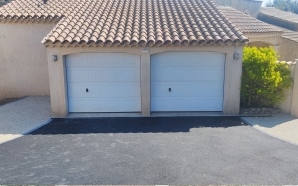 Alle de garage en bton decoratif et enrob  chaud12578