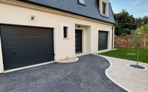 Entr�e de maison en Alv�ostar� et Pav� la couture� � Franconville13523