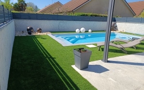 Plage de piscine en Dm green14328