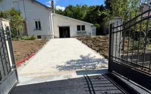 Alle de garage en enrob  chaud et Pav la couture22408