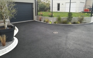 All�e de garage en enrob� � chaud22989