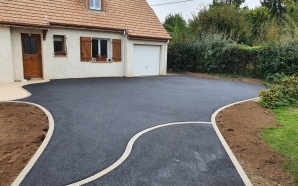 Alle de garage en enrob  chaud et Pav la couture23090