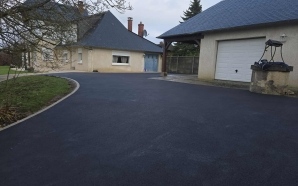 All�e de garage en enrob� � chaud et Pav� la couture�23218
