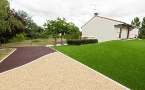 All�e de garage en Alv�ostar� Beige ,  Stardraine� Rouge ,  Cour en Dm green 23223