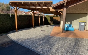Cour en bton decoratif10168