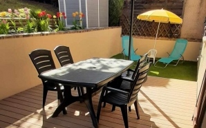 Terrasse en Bois composite et DM Green11056