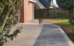 Alle de jardin en bton decoratif14423