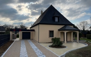 Entre de maison en bton decoratif17408