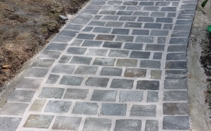 All�e de jardin en pavage dallage18698