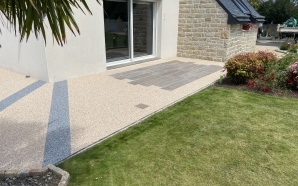 Terrasse en dallage  et Hydrostar20800