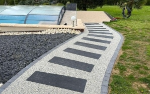 Alle de jardin en dallage sur plots, Hydrostar et Pav la couture20872