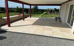 Terrasse en dallage sur plots21102