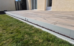 Terrasse en dallage sur plots et grs crame21465