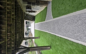 Alle de jardin en Alvostar gris perle et Dm green22550
