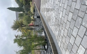 Entr�e de maison en pavage et Hydrostar� Gris Perle22879