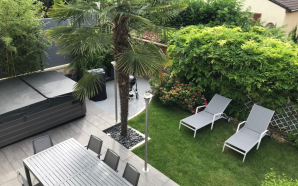 Terrasse en dallage sur plots et Hydrostar - Entreprise Thuard 7086