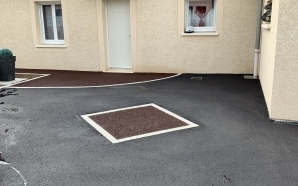 All�e de garage en enrob� � chaud et Stardraine�9219