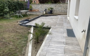 Terrasse en dallage sur plots9742