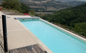 Plage de piscine en Hydrostar et Pav la couture13391