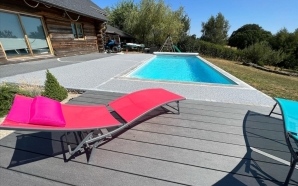 Plage de piscine en Hydrostar13400