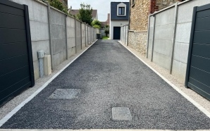 All�e de garage en Alv�ostar� et Pav� la couture� � Franconville13524