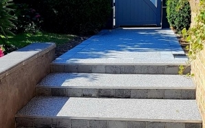 Alle pitonne en Hydrostar et Pavage Pierre Bleue15024