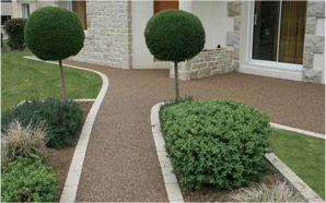 All�e de garage en enrob� � chaud et Pav� la couture�16667