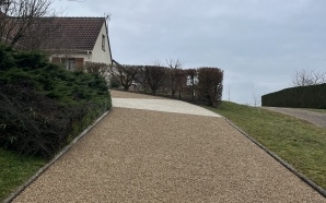 Cour en Alv�ostar� et pavage dallage17645