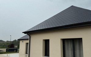 Terrasse en dallage sur plots, Hydrostar et Pav la couture21717