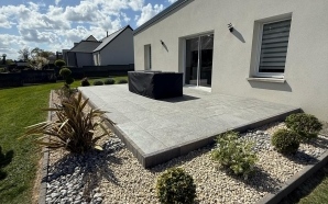 Terrasse en dallage sur plots22924