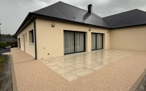 Terrasse en dallage sur plots, Hydrostar et Pav la couture22934